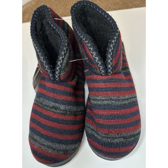Muk Luks Men’s Slippers Size Medium (10-11) Ebony/Chianti NWT - Picture 1 of 7